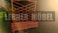 Virágláda fából 90 cm