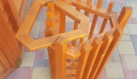 Fa szeméttároló, szemetes, kuka
